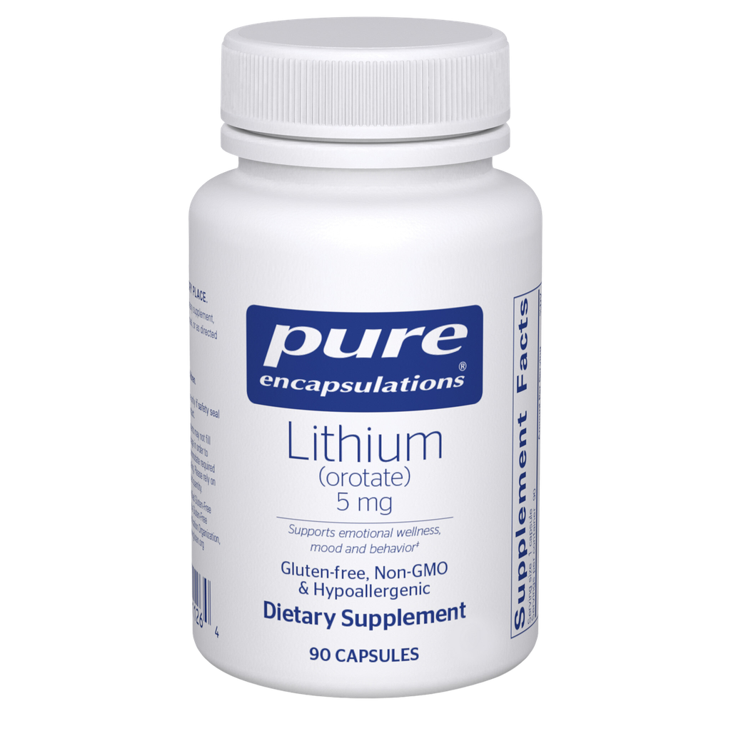 Lithium (orotate) 5 mg 90's  