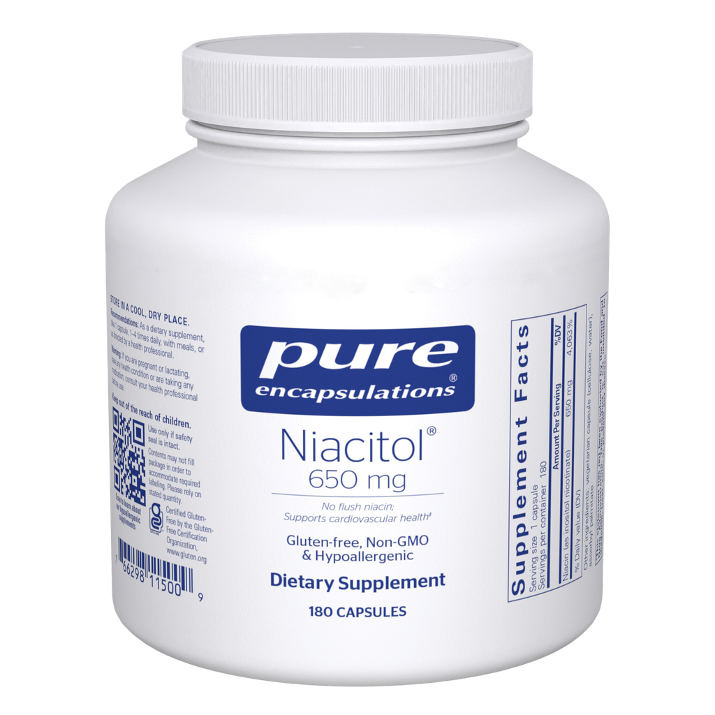 Niacitol® (no-flush niacin) 650 mg 180's