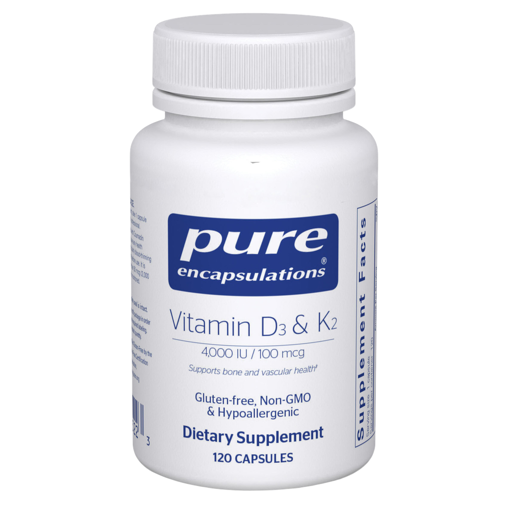 Vitamin D3 & K2 120's